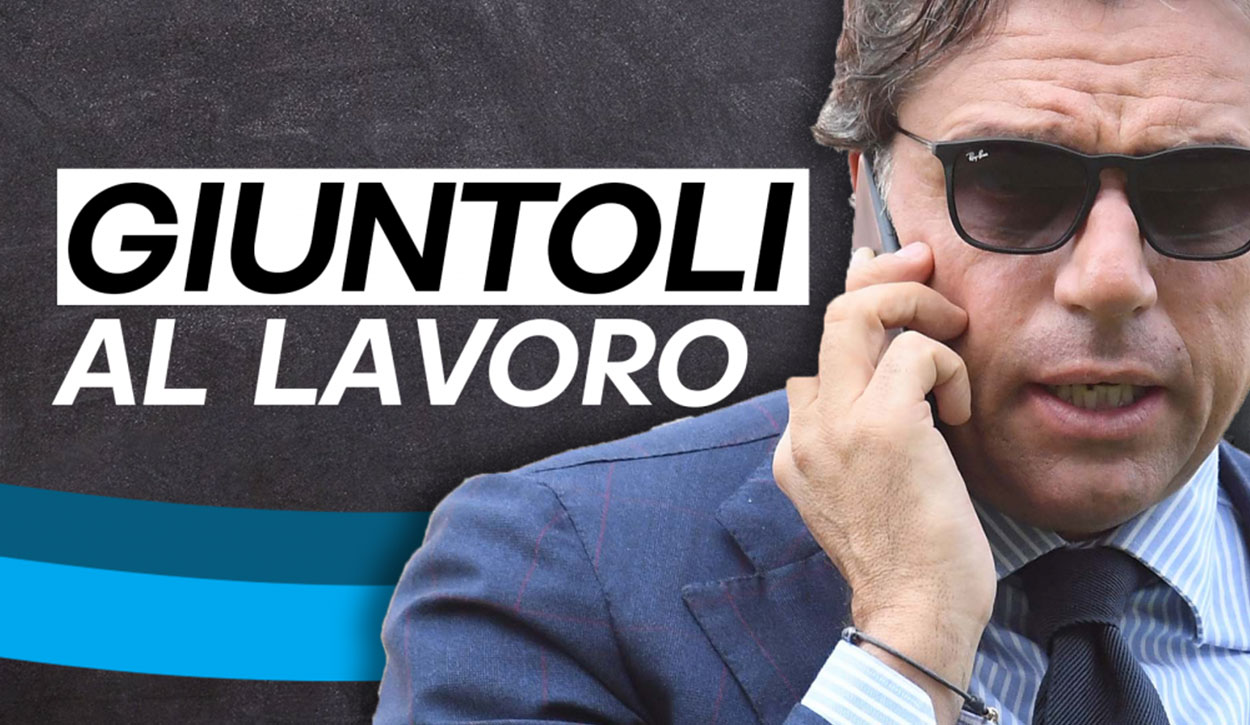 Giuntoli al lavoro