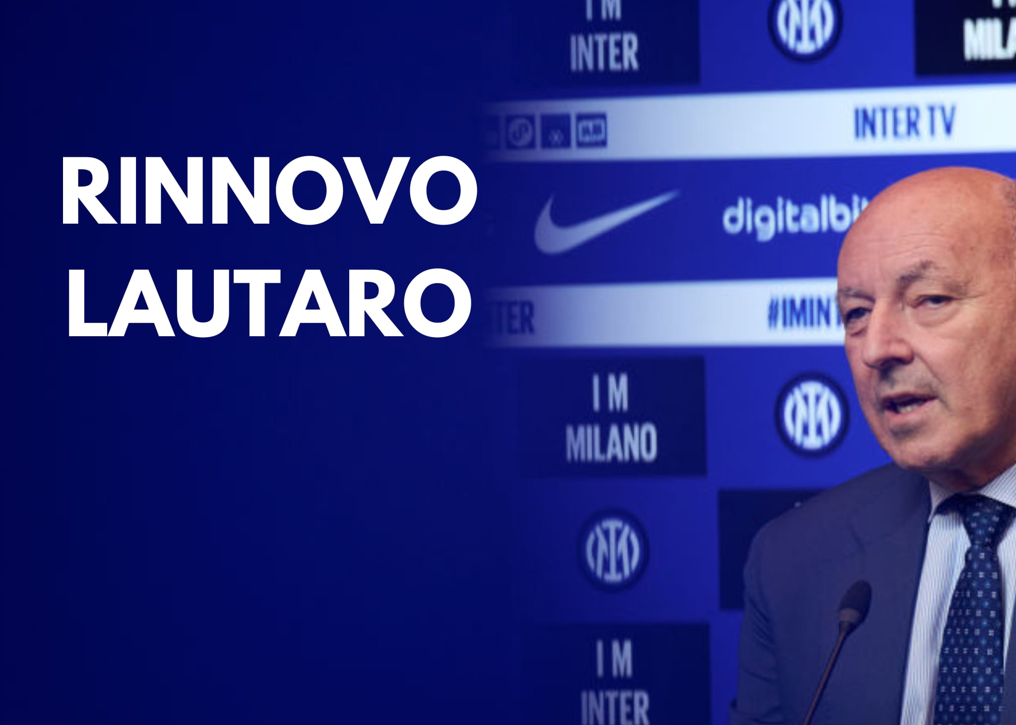 Calciomercato Inter / Marotta non convince: “Il rinnovo di Lautaro…”